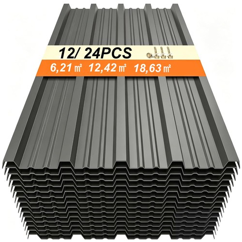 12x metal galvanized roof - galvanized,