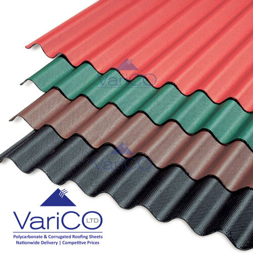 Corrugated bitumen roofing - bitumen,