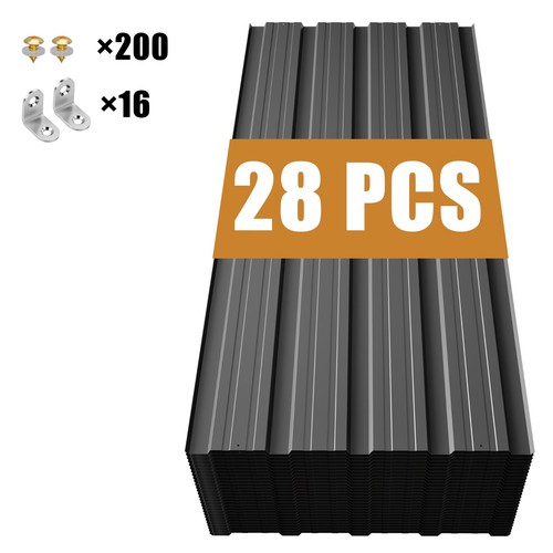 28pcs 11m galvanised - 28pcs,