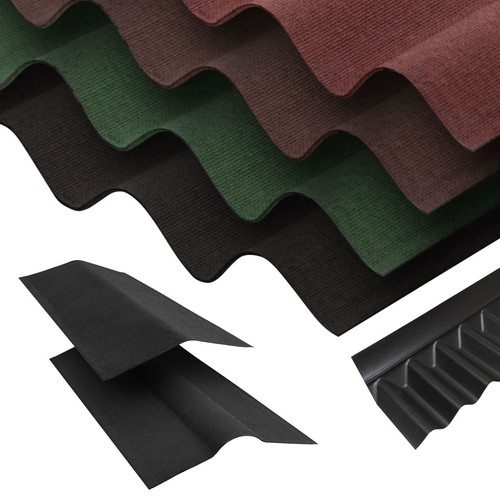 Corrugated roof sheet bitumen - sheet,