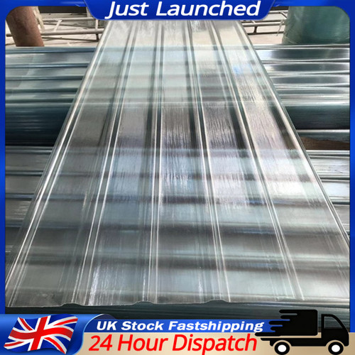 Hot 5pcs clear - corrugated, frp