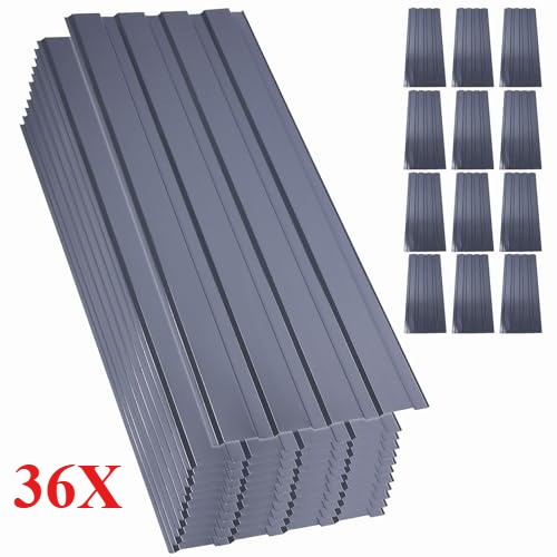 36pcs grey roof sheets - roof,