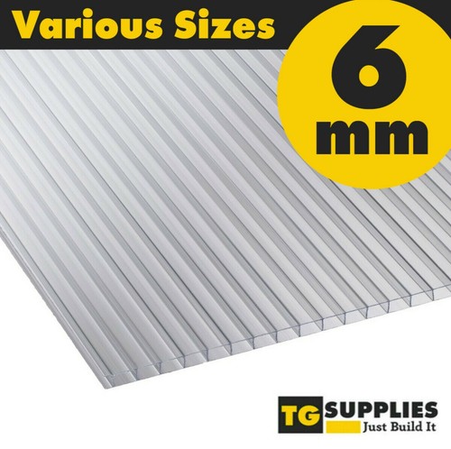 6mm polycarbonate sheets clear - 6mm,