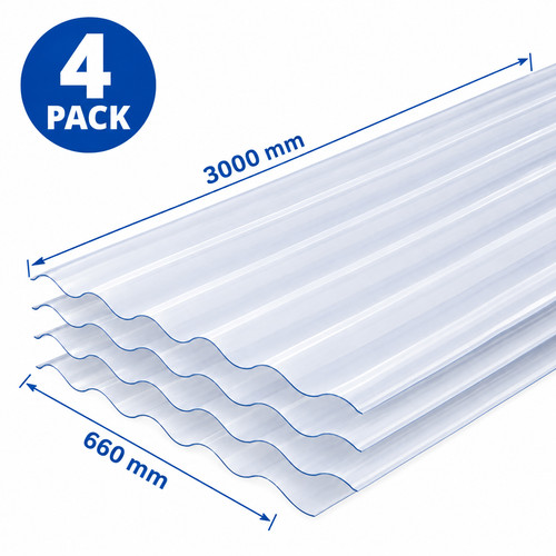 Clear pvcu corrugated - pvcu,