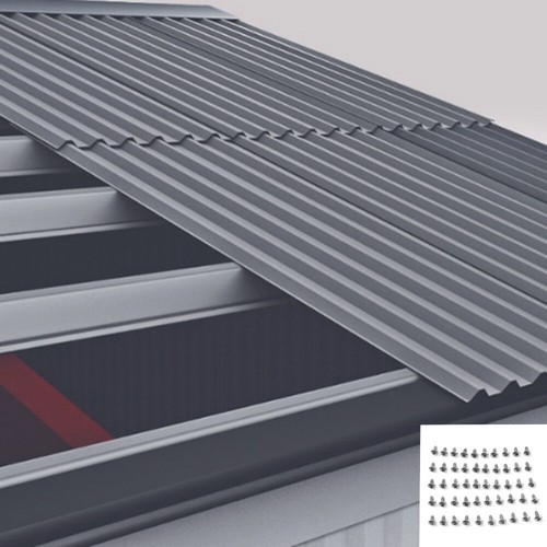 Sheets corrugated metal - sheets, of